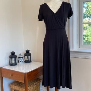 Cynthia Rowley midi knit dress wrap top size small